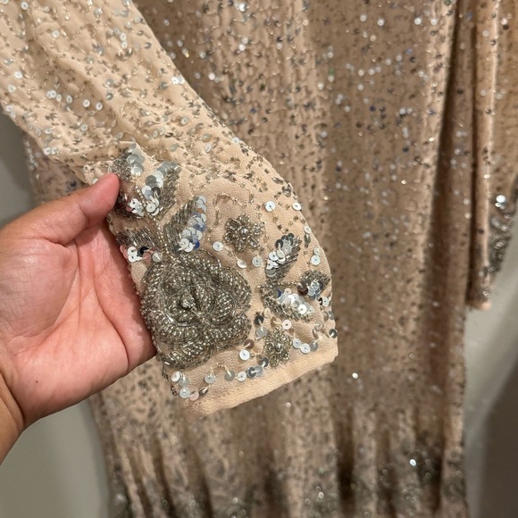 Mac Duggal NWOT Size 12 Sequin Gown Embellished Beaded Cocktail Party Elegant - Picture 8 of 8